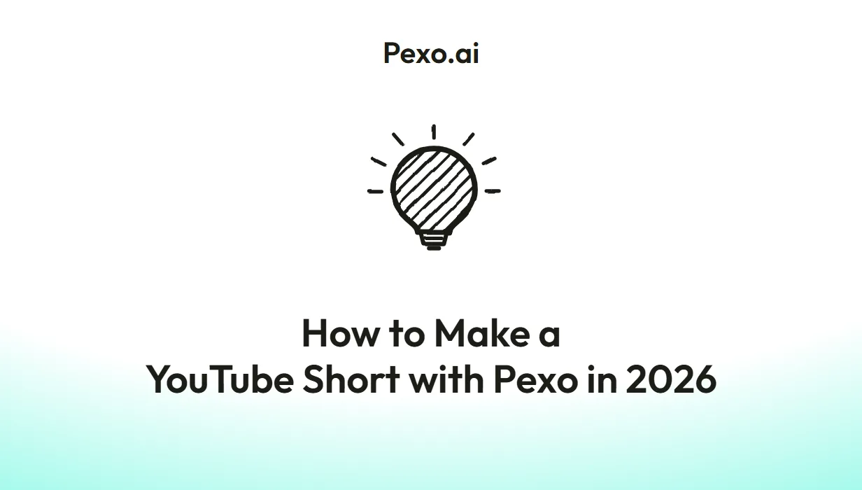 How to Make a YouTube Short with Pexo in 2026