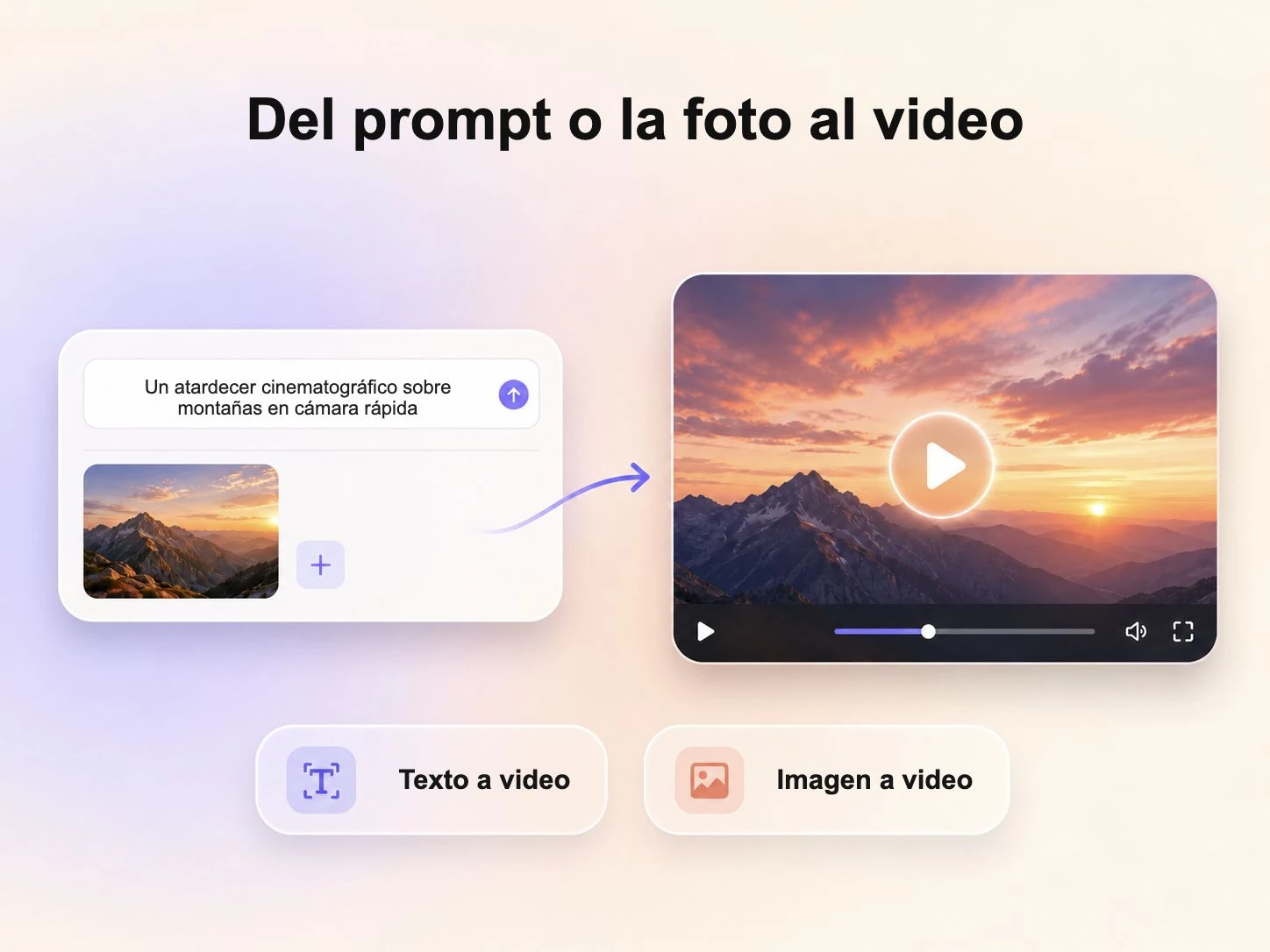 Crea un tráiler de lanzamiento a partir de un texto y una foto en el editor de Pexo