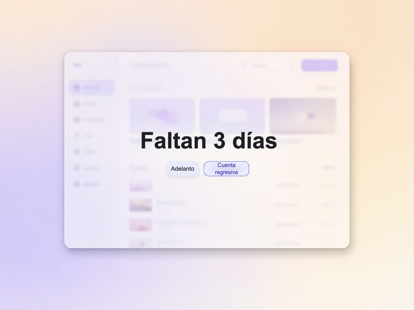 Un video de lanzamiento web que genera expectativa con un avance de cuenta regresiva