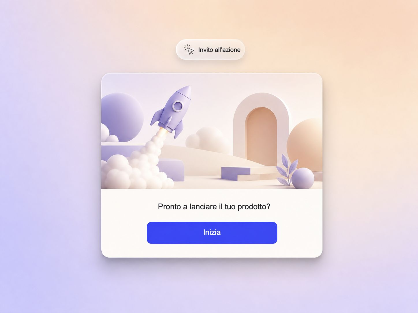Un video di lancio del sito web che si conclude con una chiara call to action per l'iscrizione