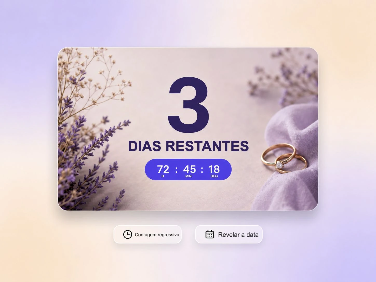 Pexo criando uma contagem regressiva animada em um vídeo de contagem regressiva