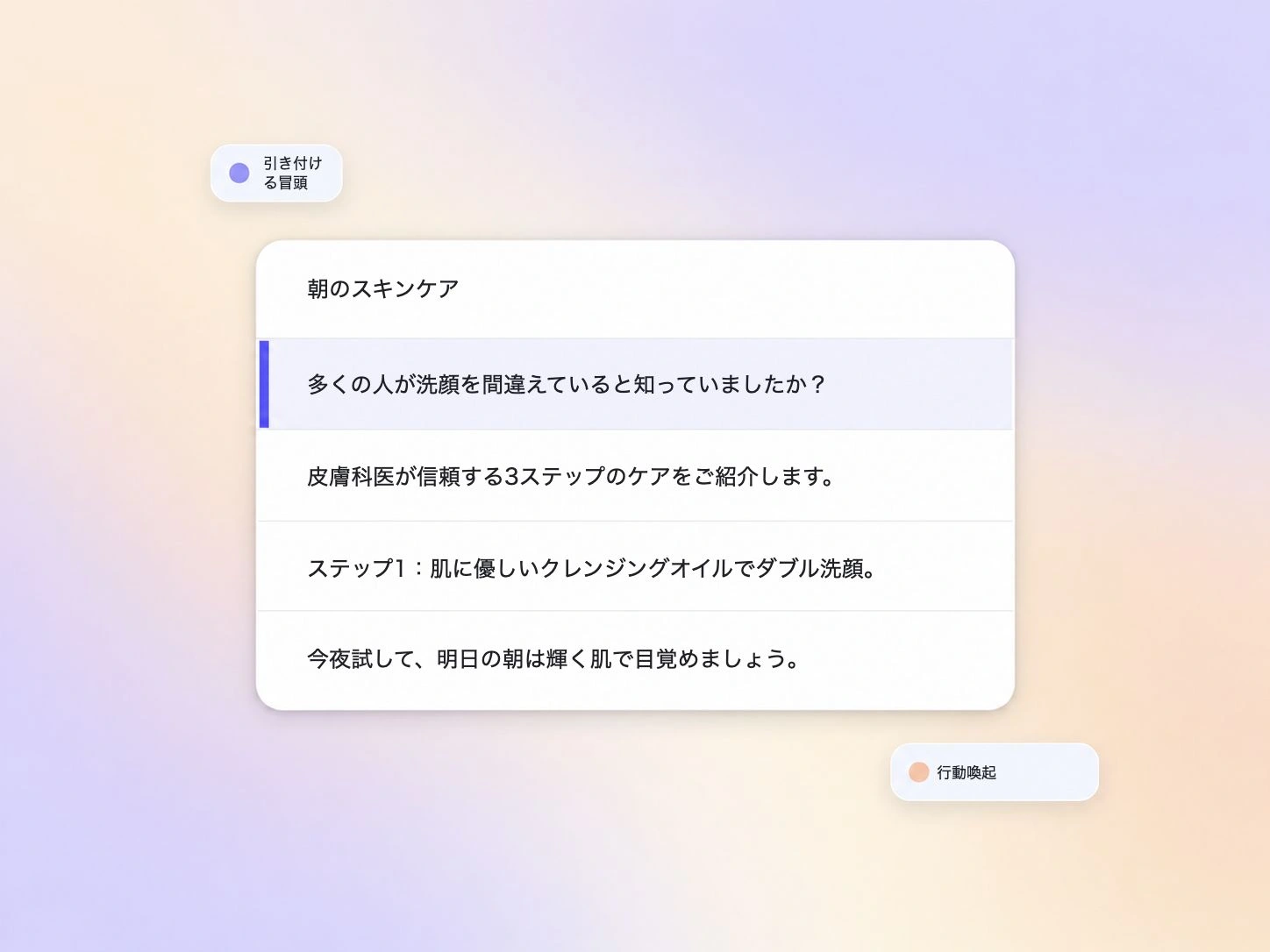 視聴者を引き付ける冒頭から始まる台本を書くTikTok動画生成ツール
