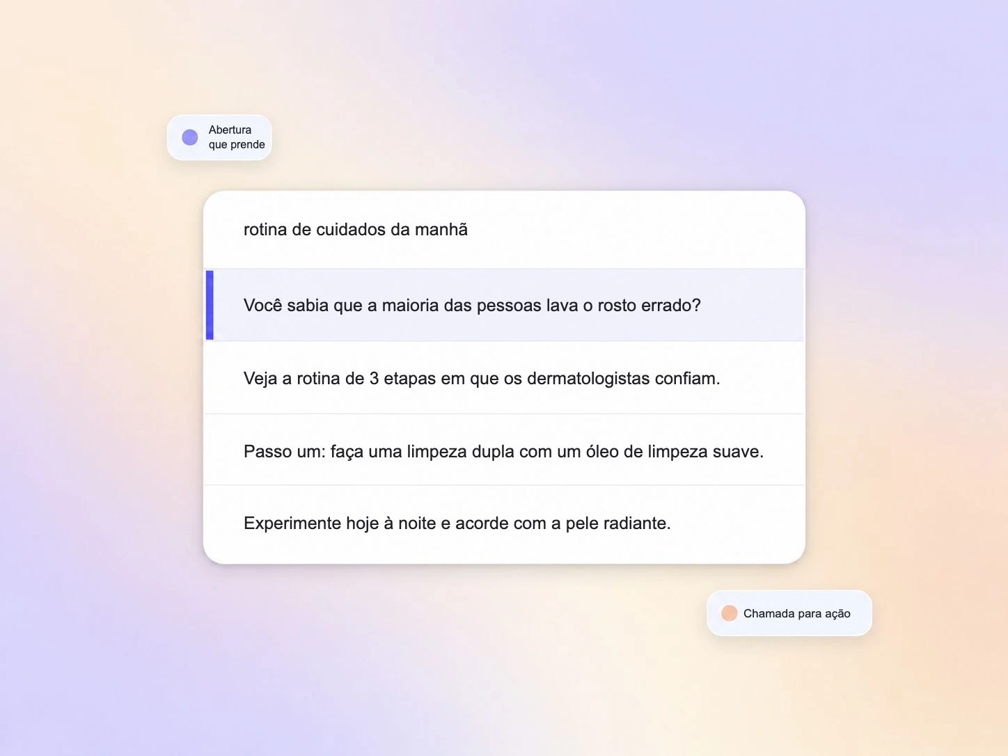 Gerador de vídeos para TikTok que escreve um roteiro com gancho de abertura