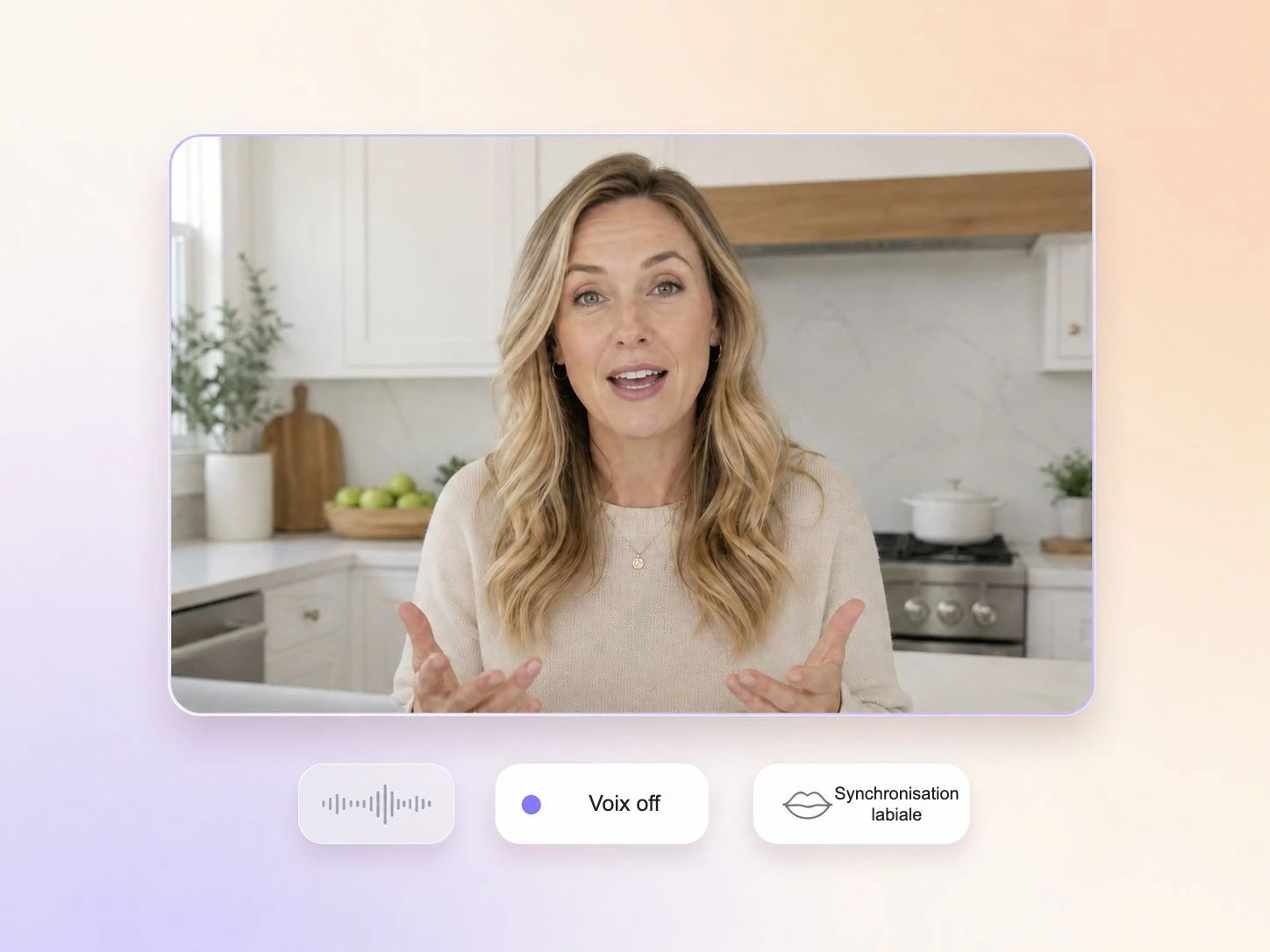 Vidéo TikTok IA avec voix off et synchronisation labiale intégrées