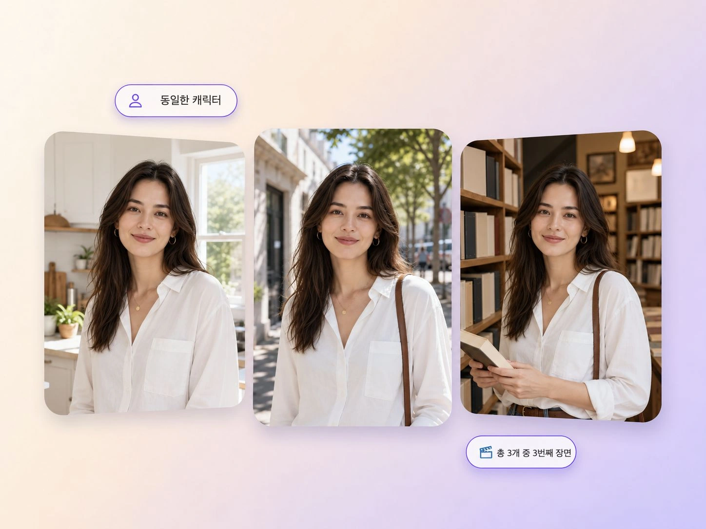 AI TikTok 영상의 모든 장면에 걸쳐 일관된 캐릭터 구현