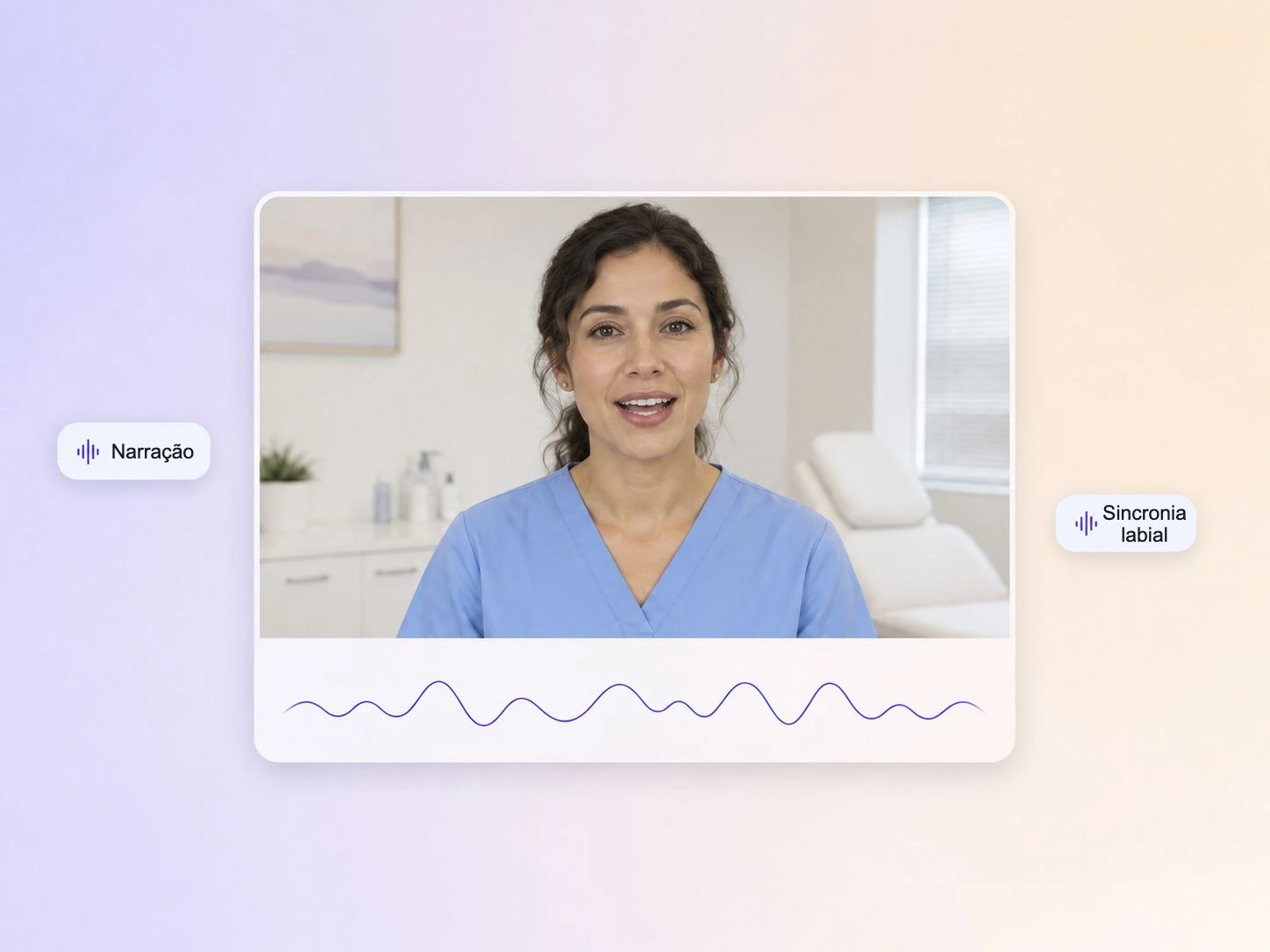 Produção de voz e sincronização labial para a área da saúde com o Pexo