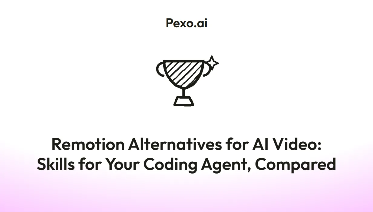 Remotion Alternatives for AI Video: Skills for Your Coding Agent, Compared