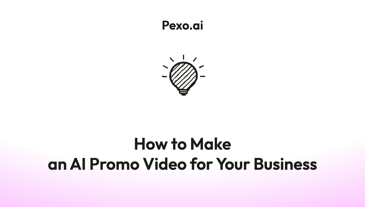 How to Make an AI Promo Video for Your Small Business (No Filming Needed)