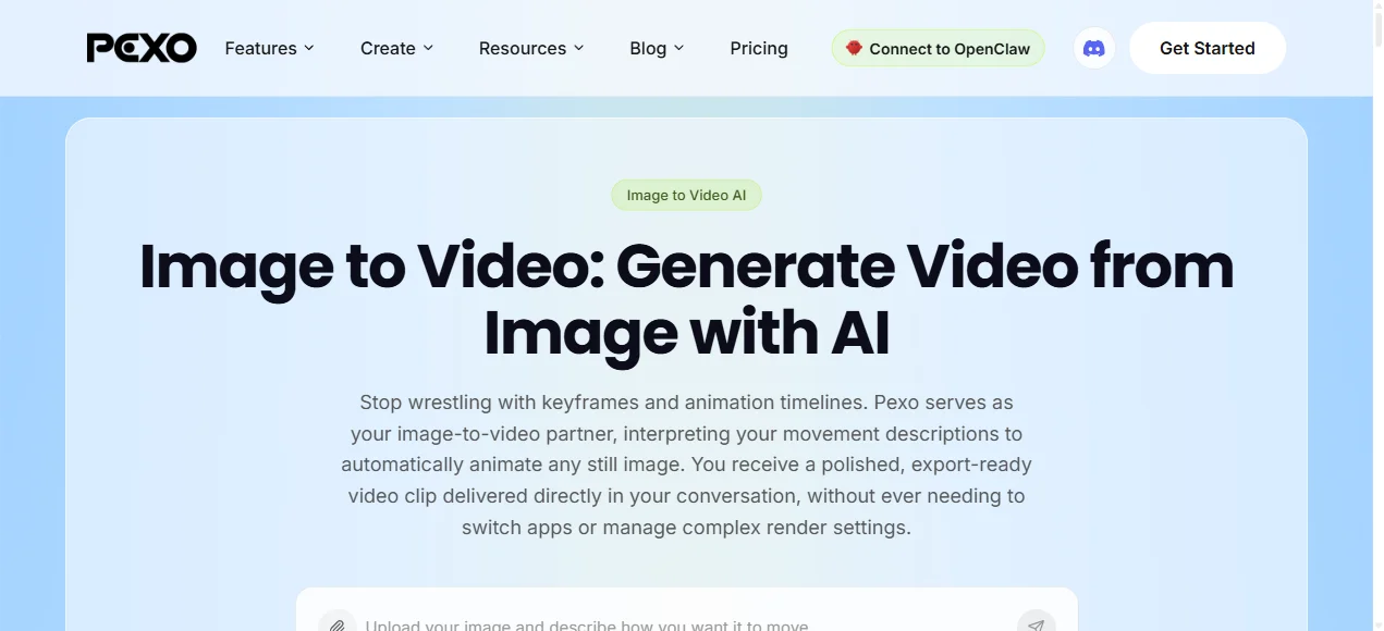 Image to video reference