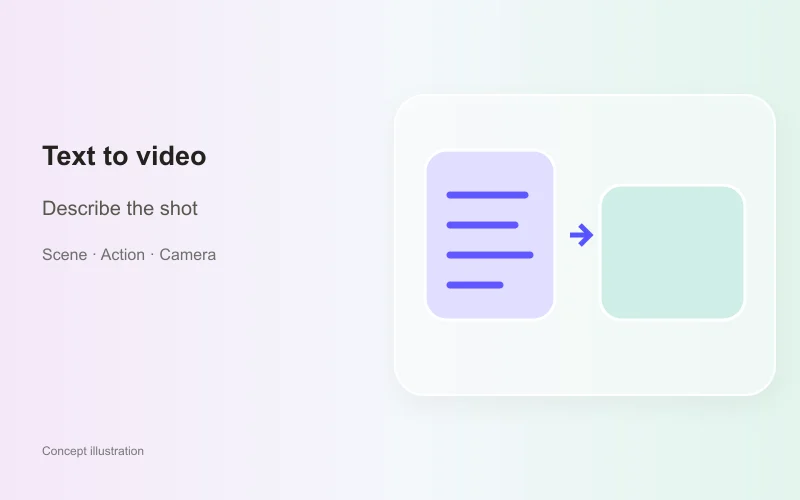 Text-to-video generation