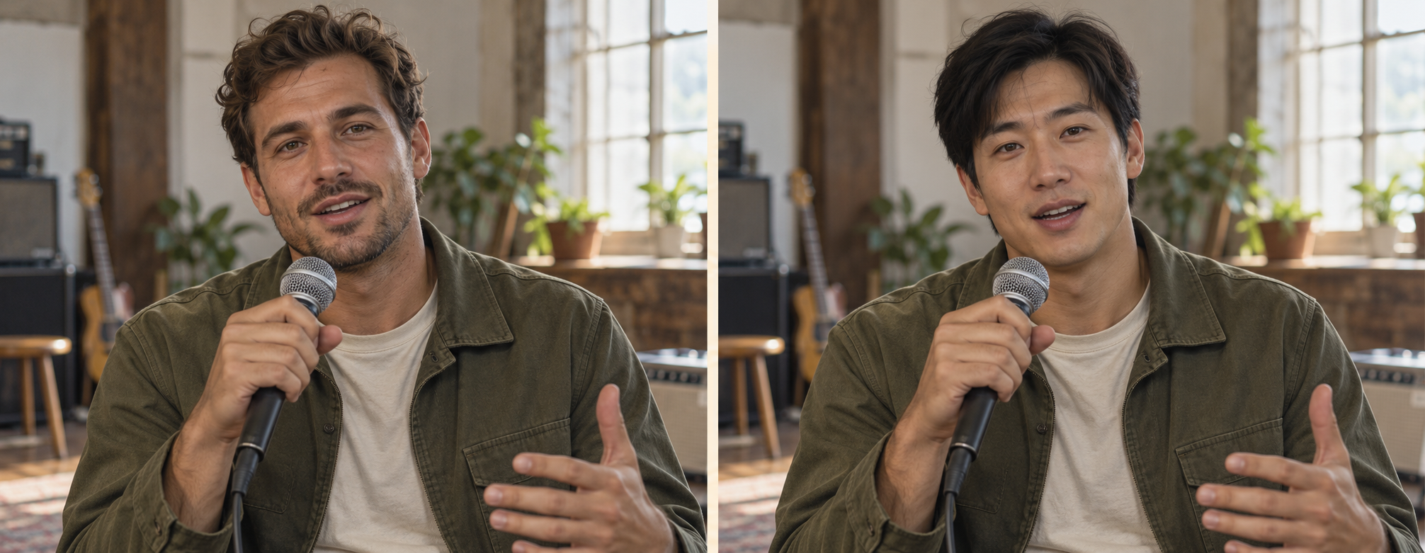 Illustration of the identity change to specify