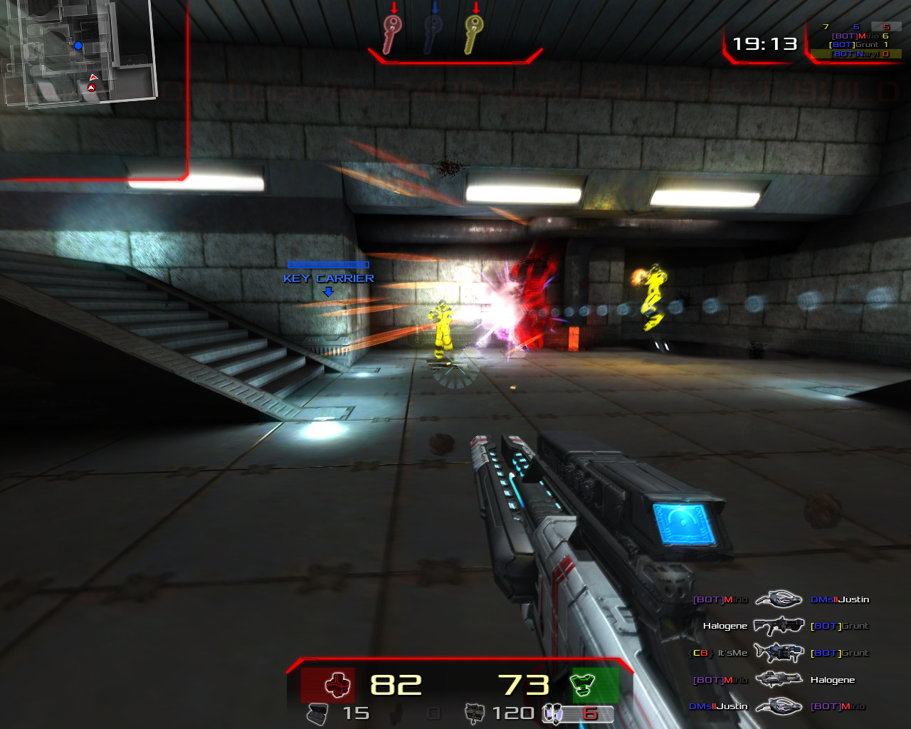 Actual Xonotic recording context screenshot