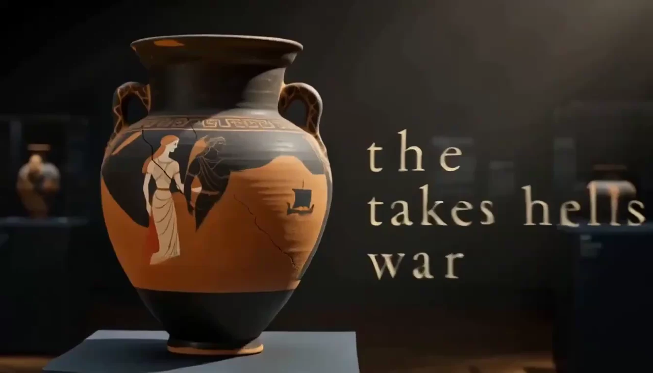 Painted ceramic detail from an official H3 Max video