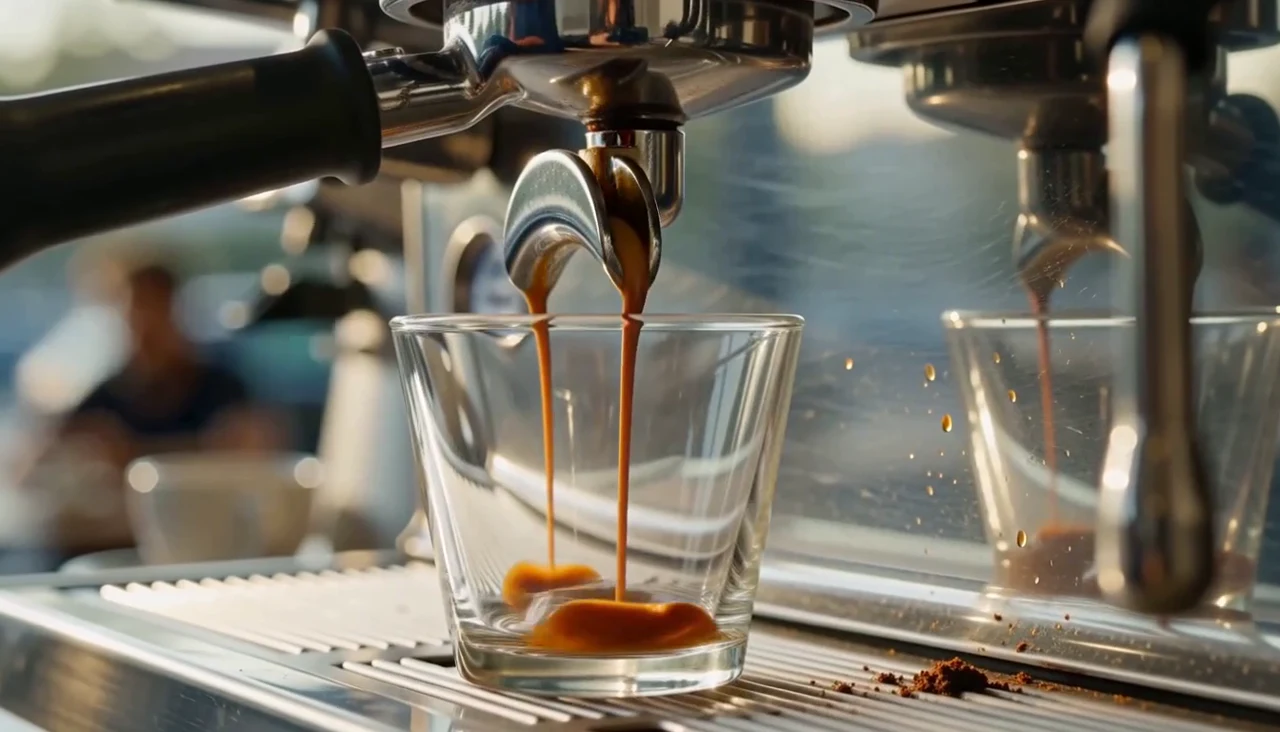 Espresso close-up from an official H3 Max video