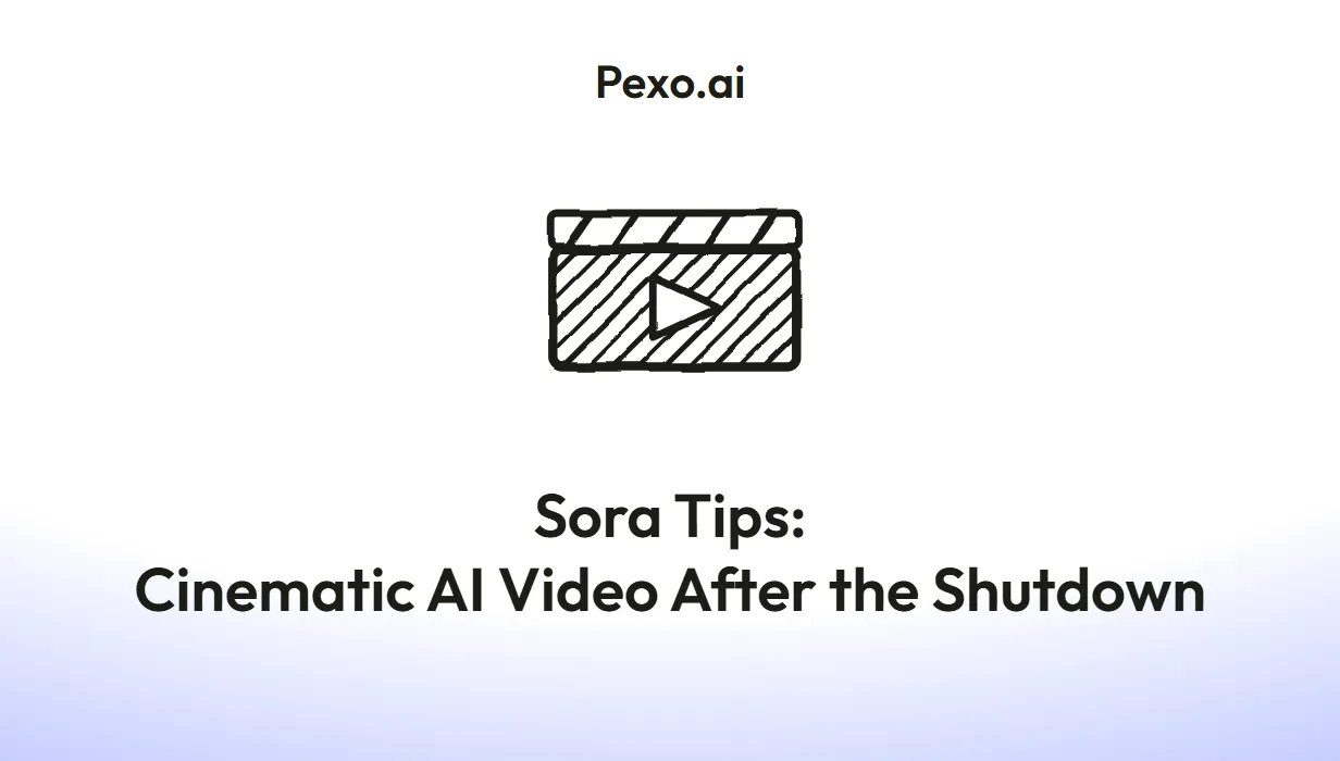Sora Tips in Pexo: Cinematic AI Video After the Shutdown