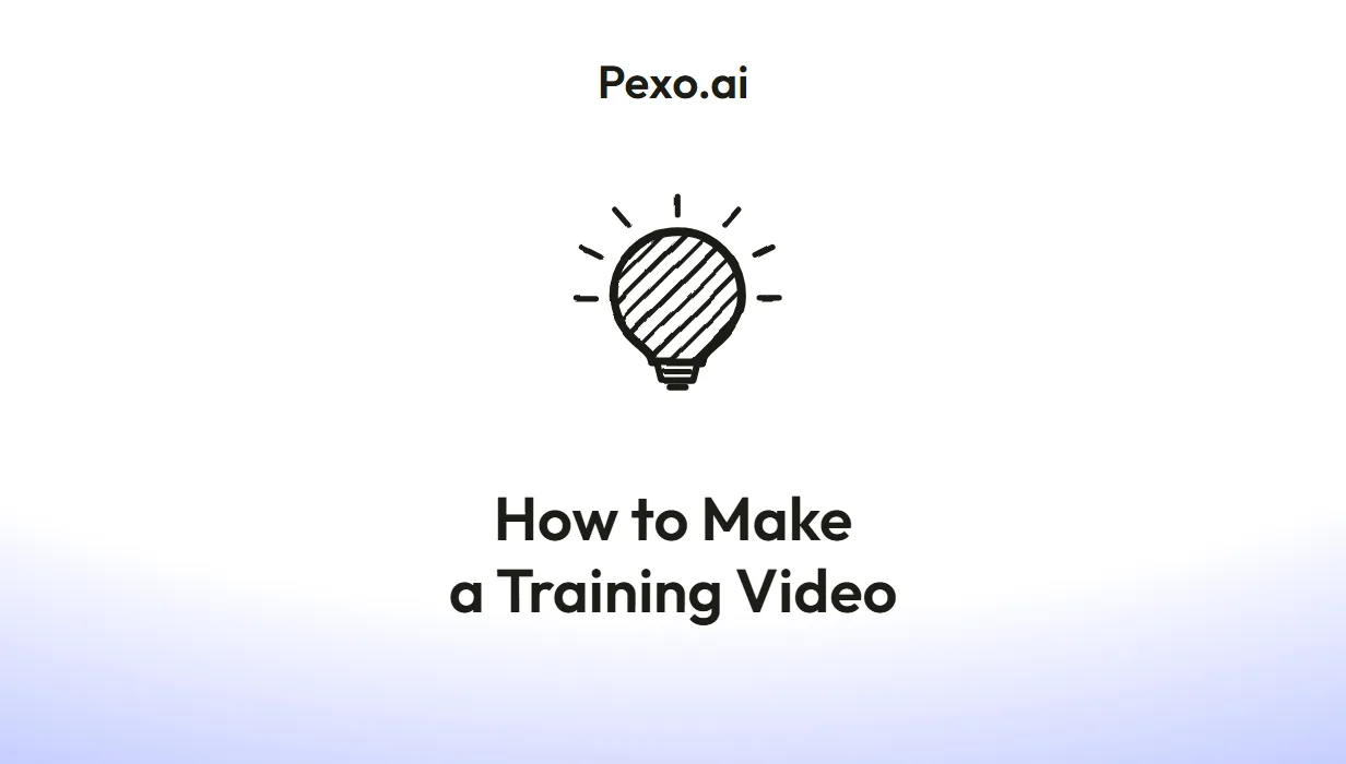 How to Make a Training Video With Pexo (Step by Step)