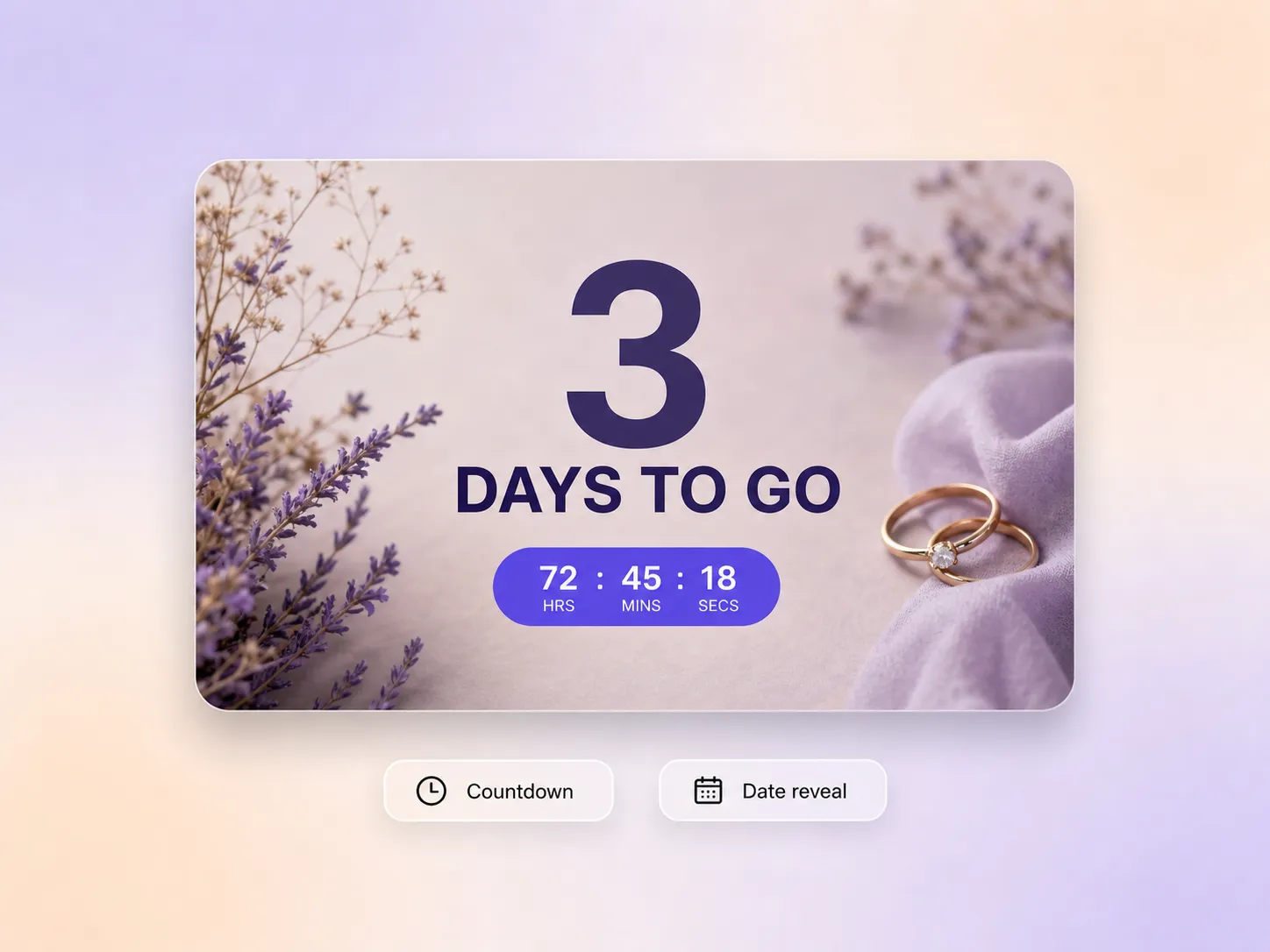 Pexo building an animated countdown in a countdown video