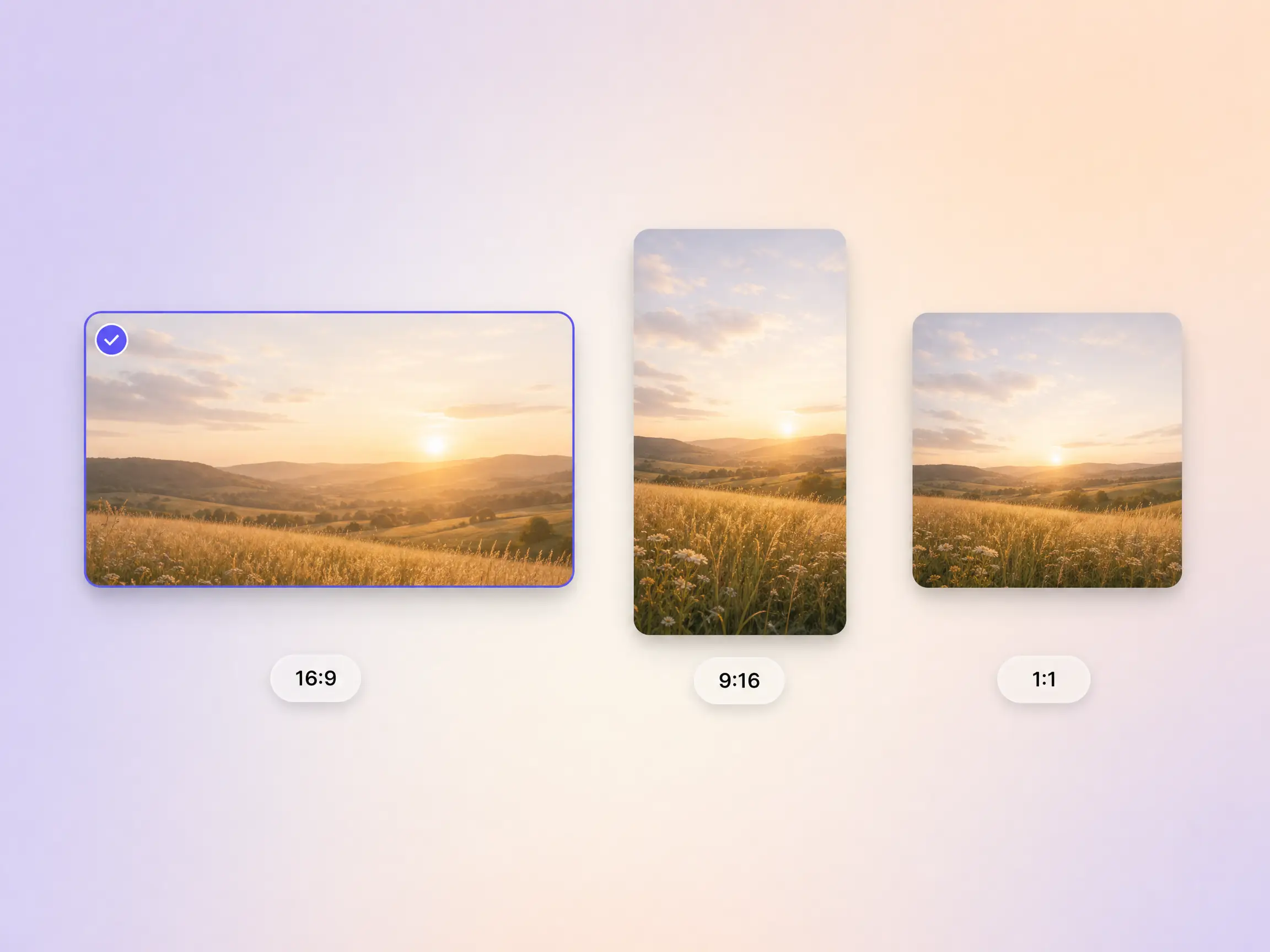 A how it works video exported in 16:9, 9:16, and 1:1 formats up to 4K
