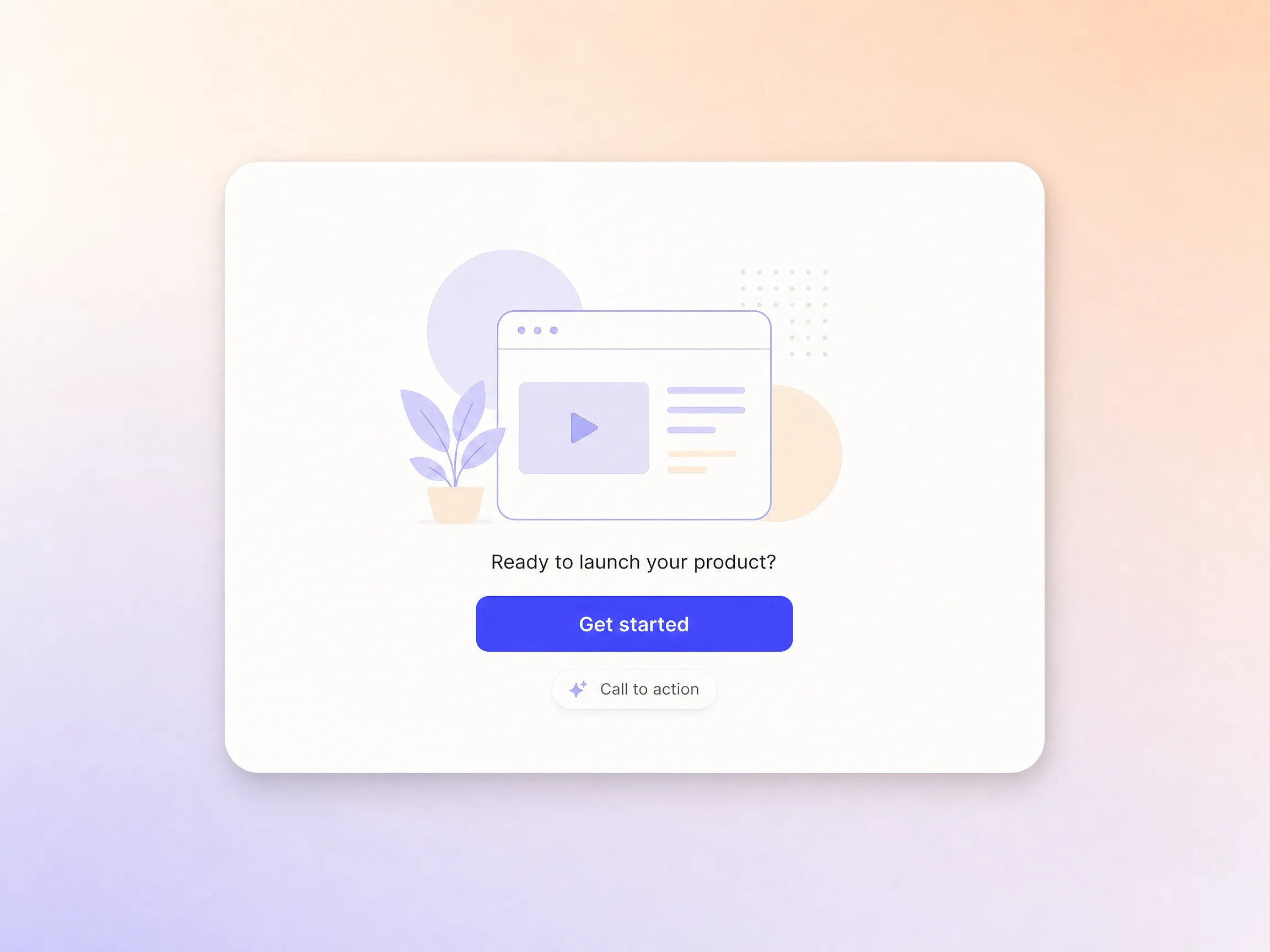 A saas launch video ending on a clear signup call to action