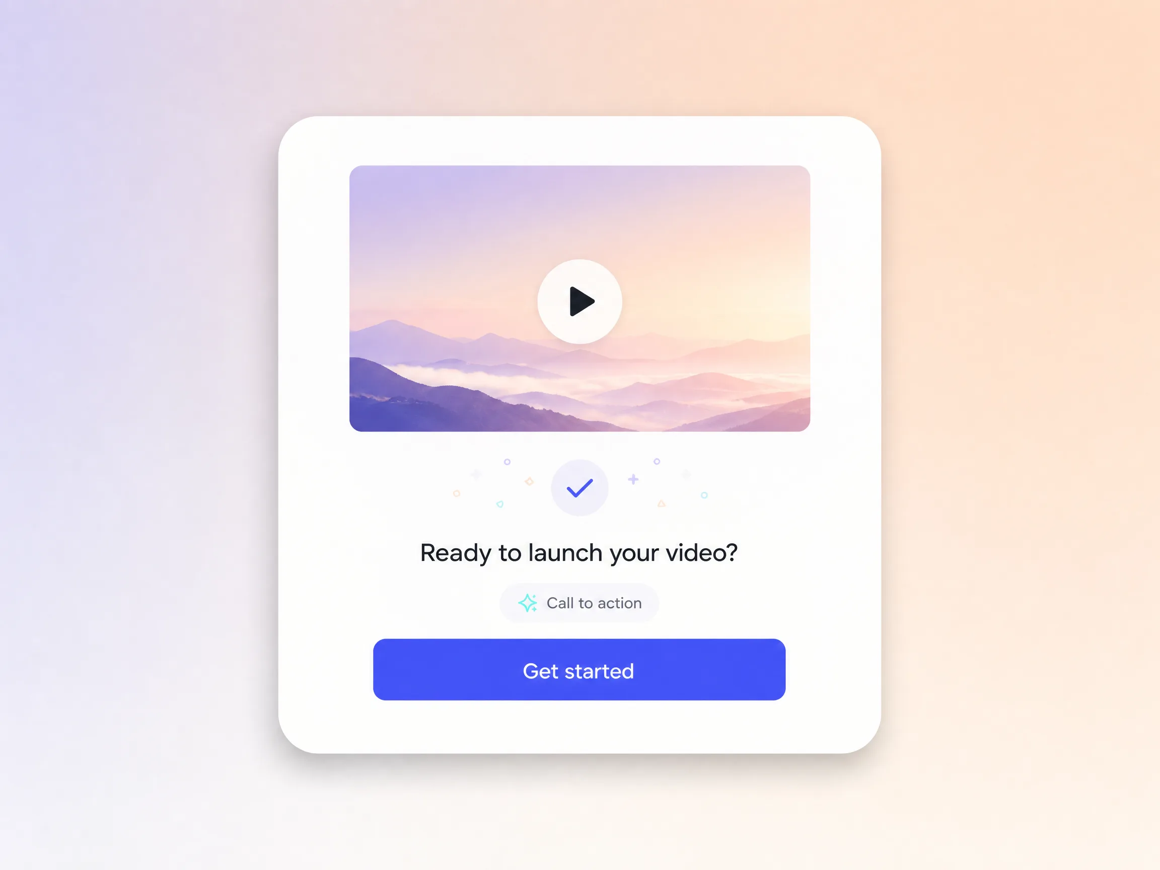 A business launch video ending on a clear signup call to action