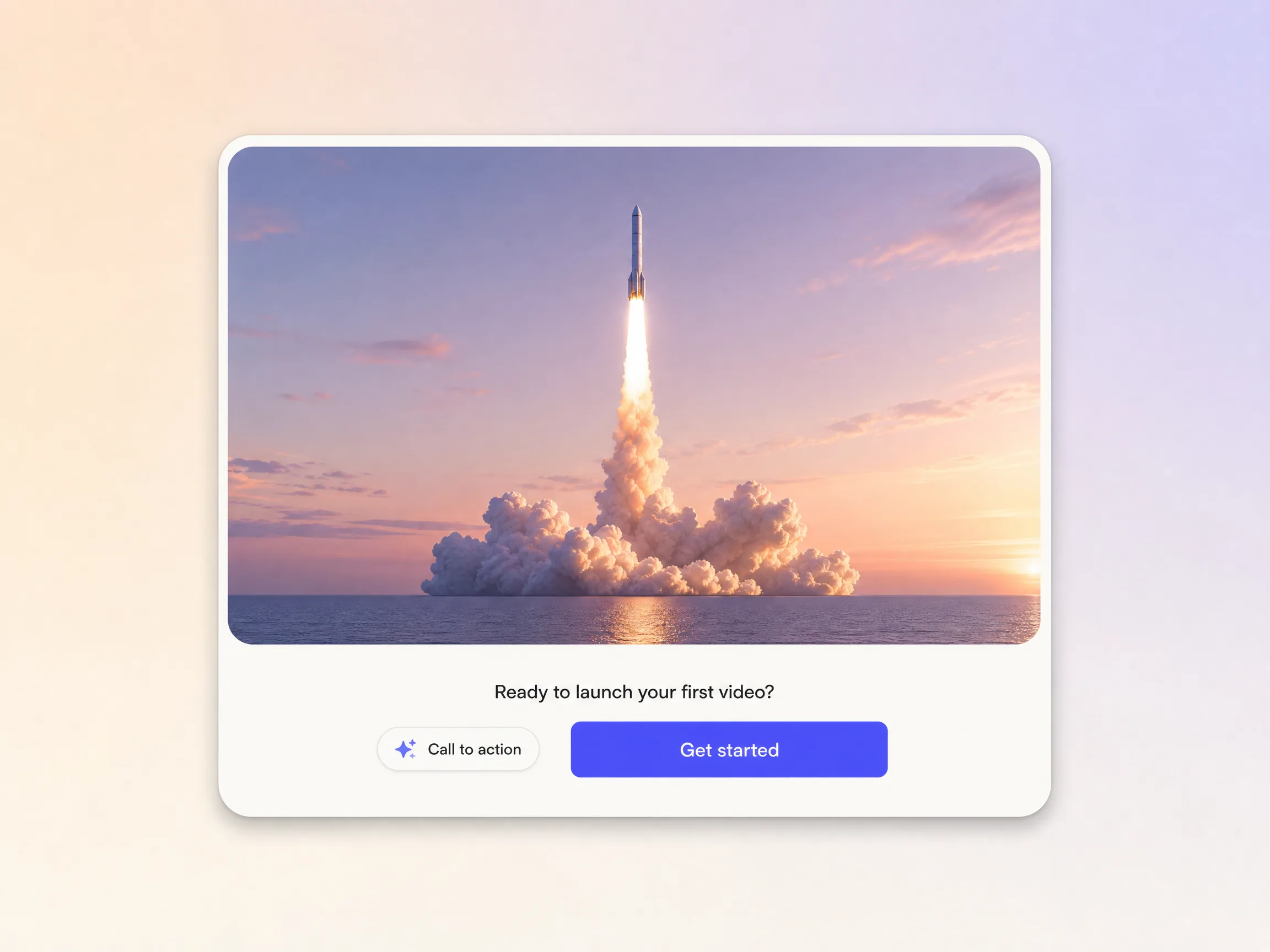 A car launch video ending on a clear signup call to action
