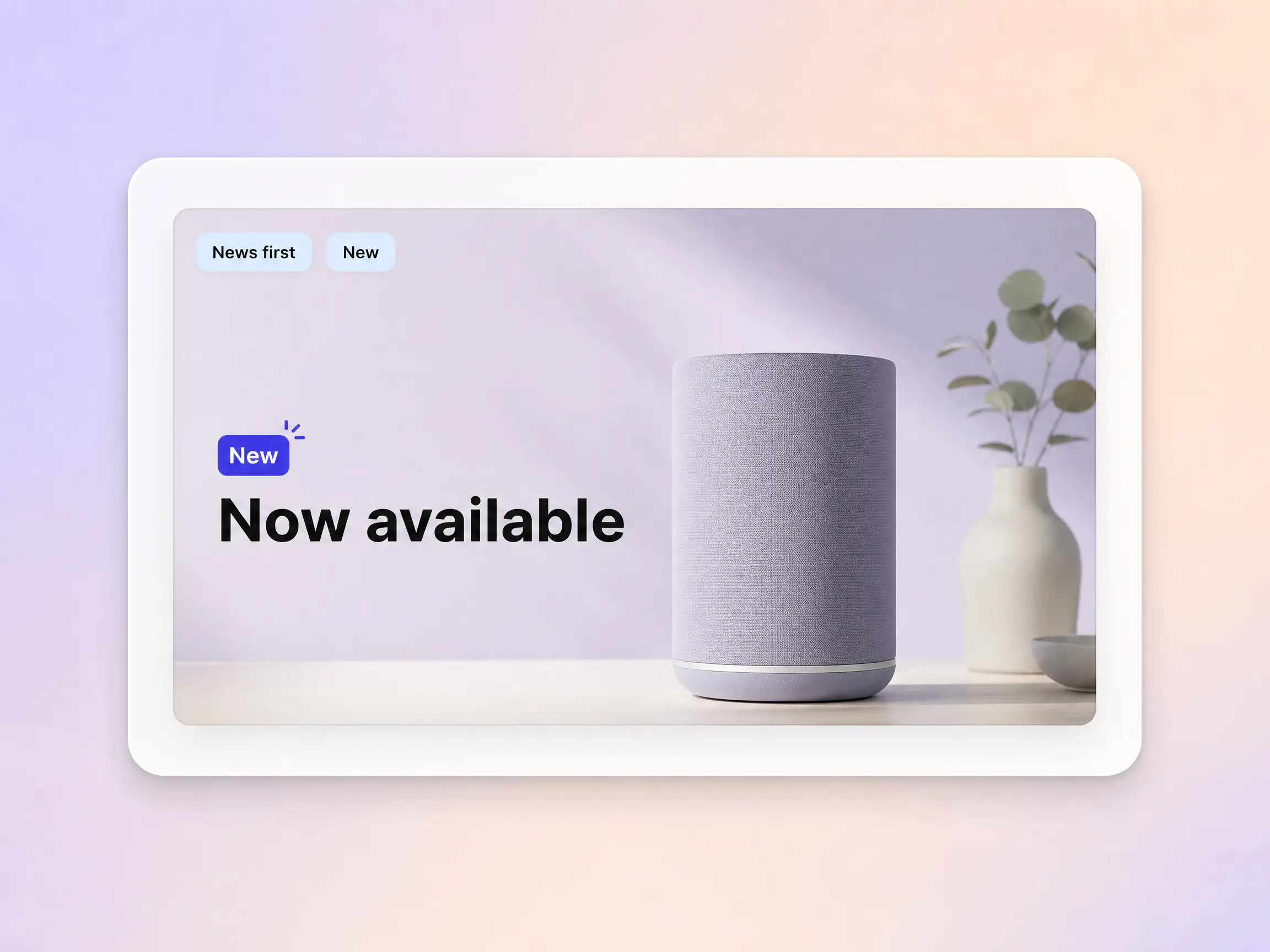 A product announcement video leading with the headline news