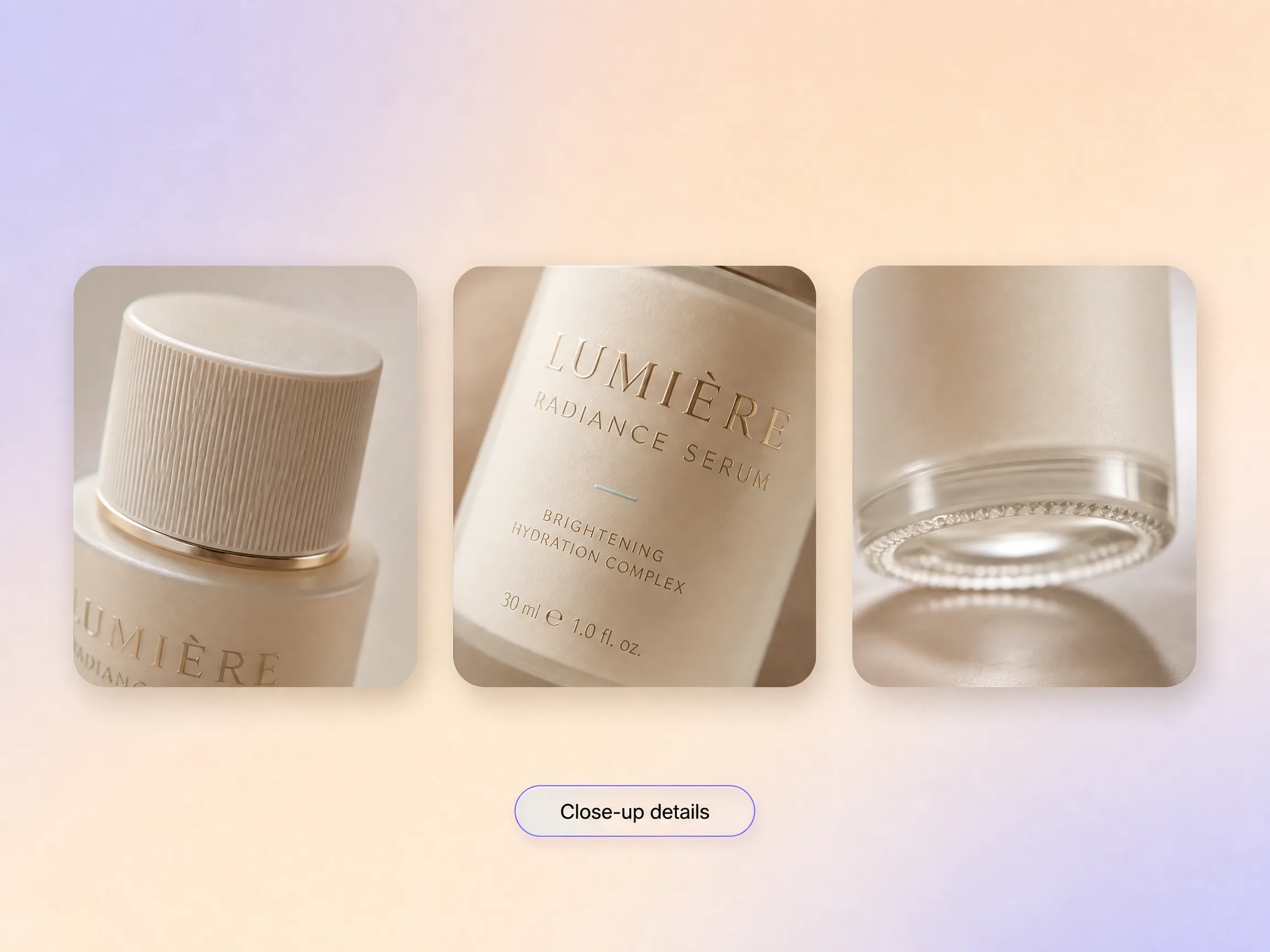 An unboxing video showing close-up product details