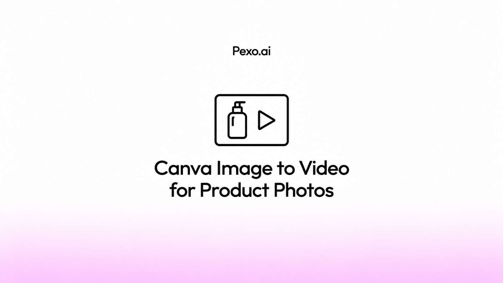 Canva Image to Video for Product Photos