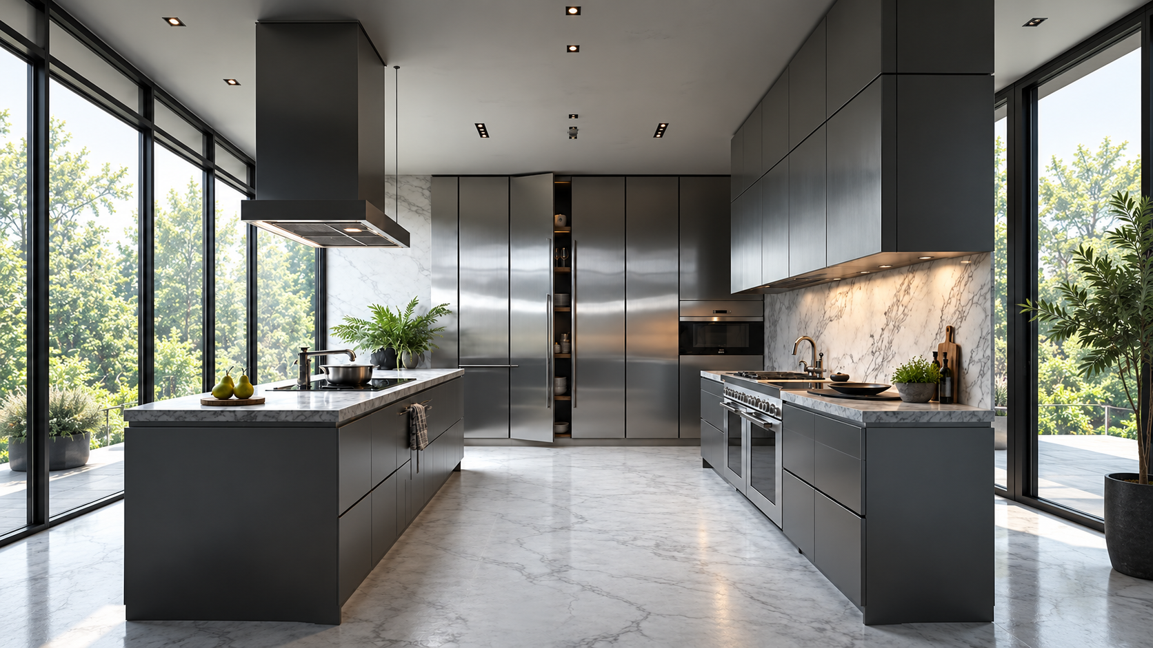Modern kitchen interior