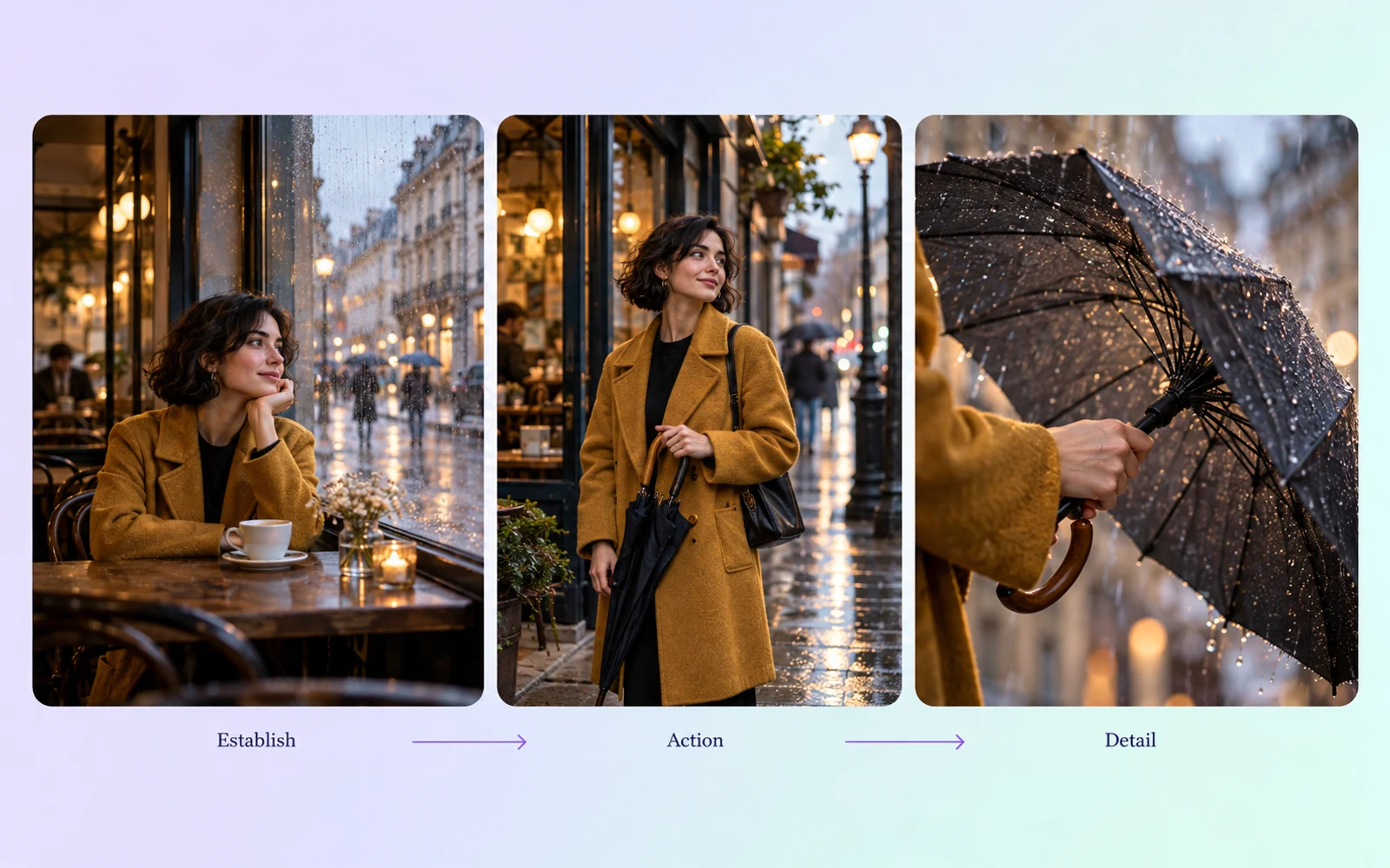 Capability illustration: Multi-shot storytelling
