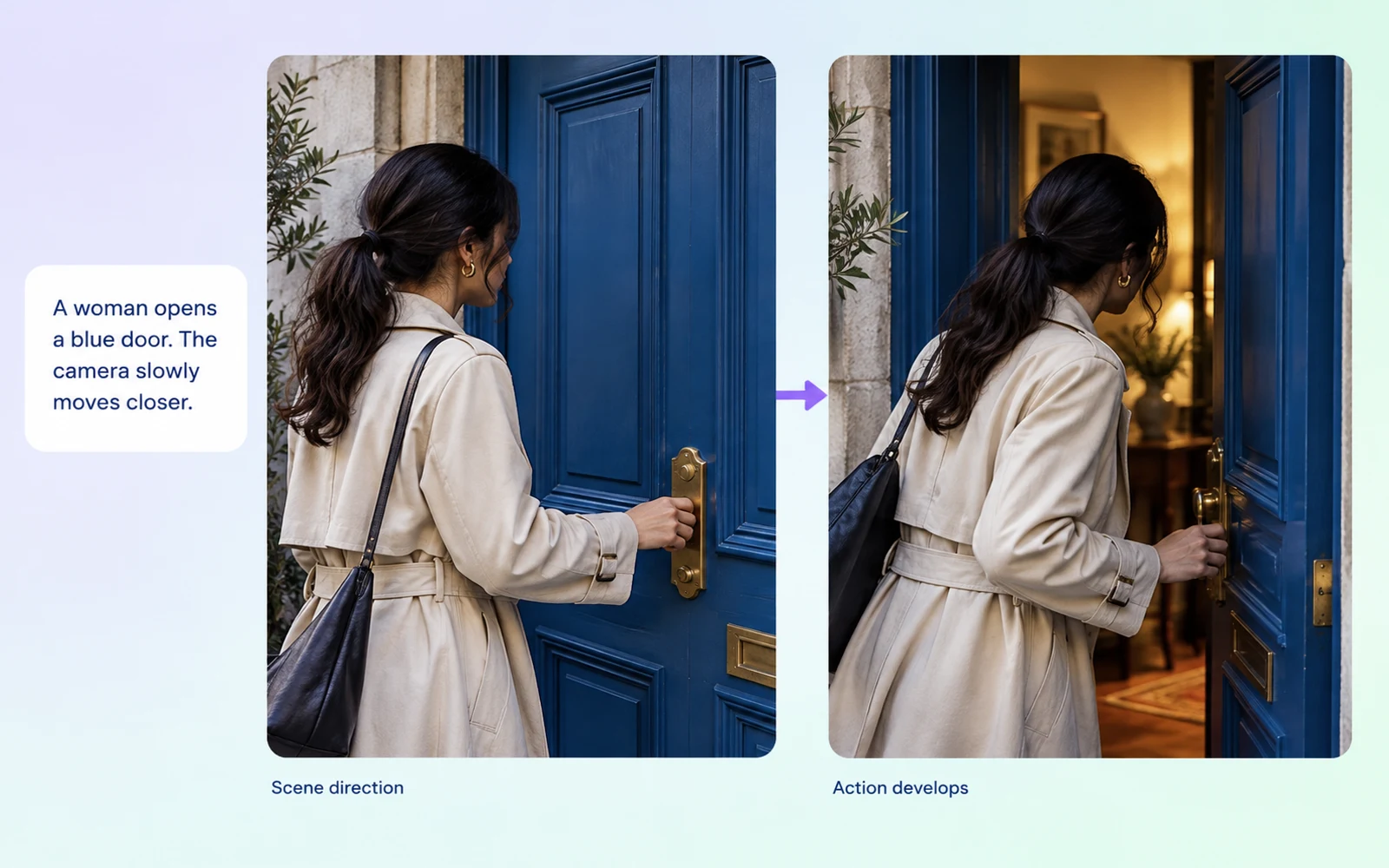 Capability illustration: Text-to-video generation