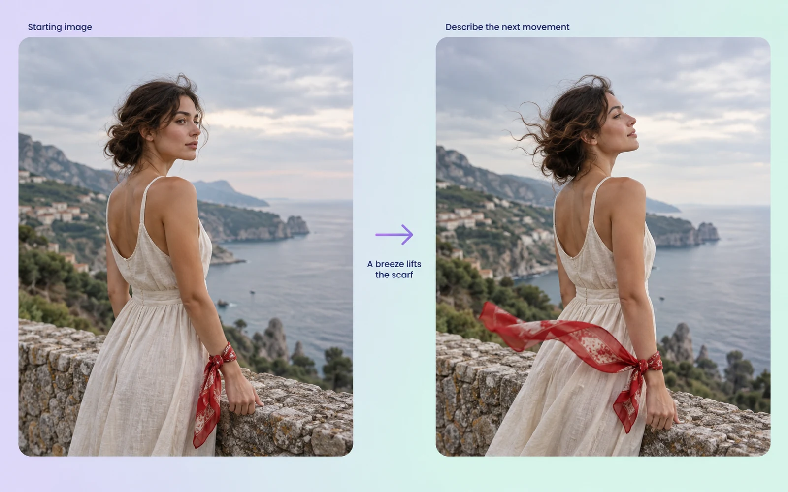 Capability illustration: Image-guided video generation