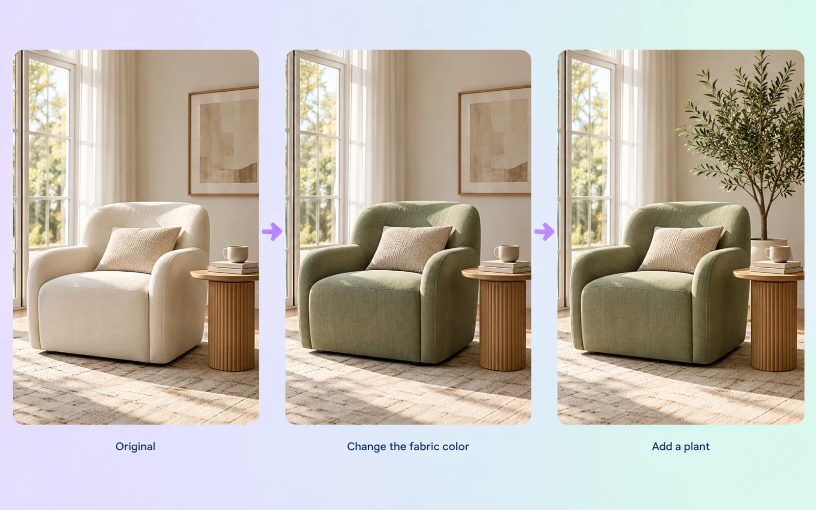 Capability illustration: Multi-turn image editing