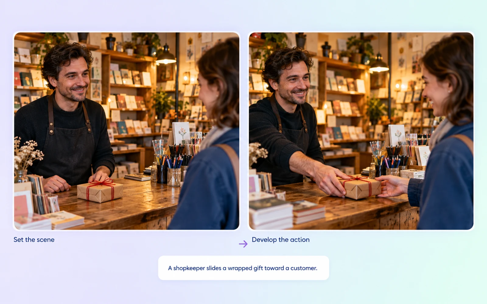 Capability illustration: Text-to-video generation