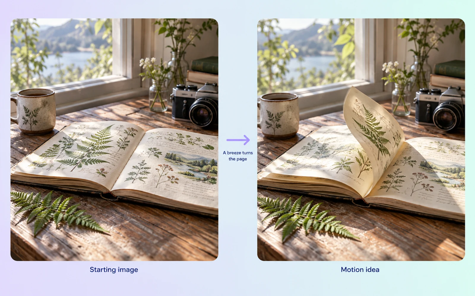 Capability illustration: Image-guided video generation
