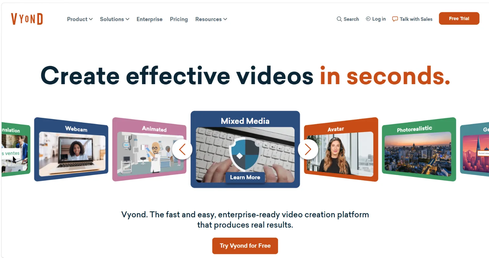 Vyond's animated scene builder for training content