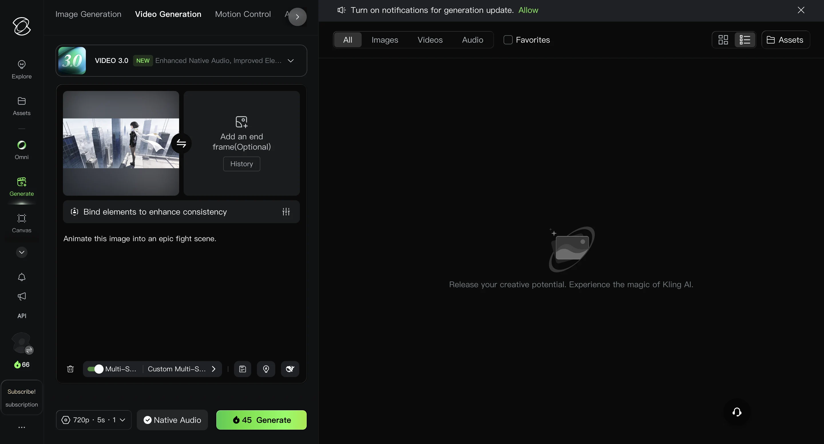 Kling 3.0 image to video generator