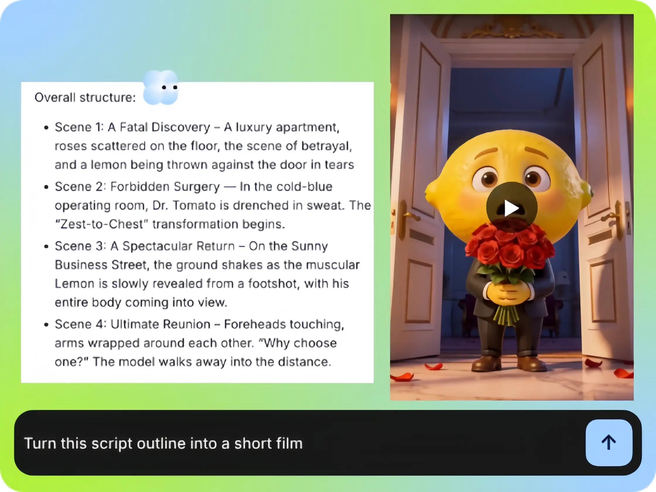 Script to Scene